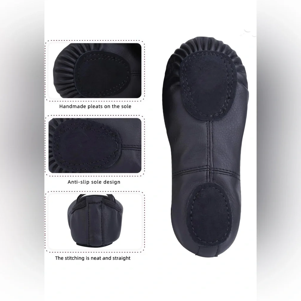 Girls Black Ballet Shoes